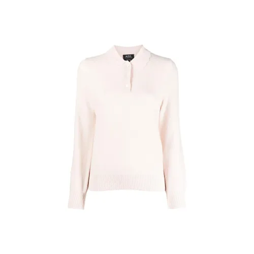 A.P.C Polo Shirts Women's Light Pink