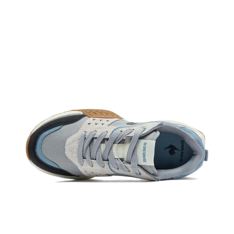 Le Coq Sportif Wear resistant And Lightweight Casual Shoes Unisex Blue Gray-3
