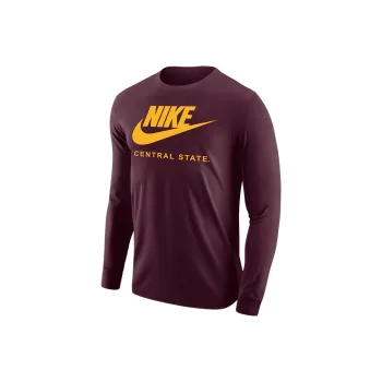 Nike College T-Shirts Men Dark Red