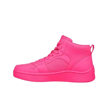 Skechers Court High Skateboard Shoes Women's High-Top Neon
