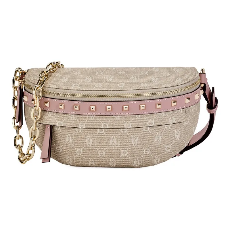 Hush Puppies PVC Chain Bag Crossbody Bag Shoulder Bag Sling Bag Small Size Women's Khaki-6