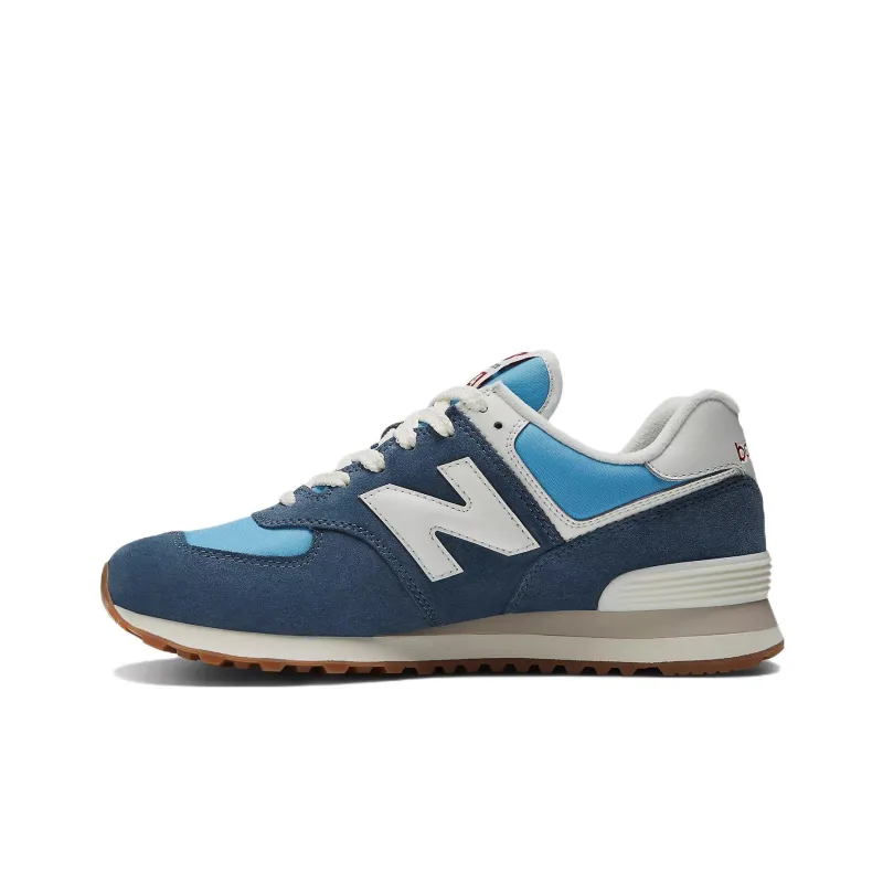 New Balance 574 Blue White Gum-0
