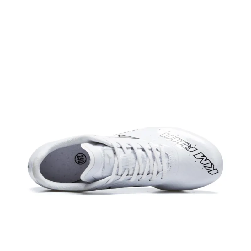 HEALTH 155S Cushioning Anti Slip Wear Resistant Coverage Impact Resistant Low Top Sprint Running Shoes Unisex White-2