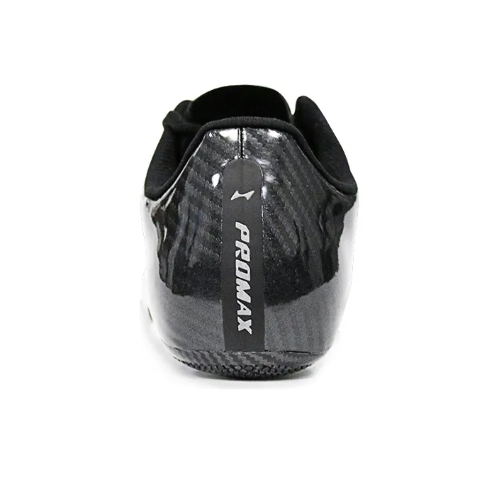 HEALTH 155S Cushioned Slip Resistant Abrasion Resistant Low Top Sprint Running Shoes Unisex Black-3