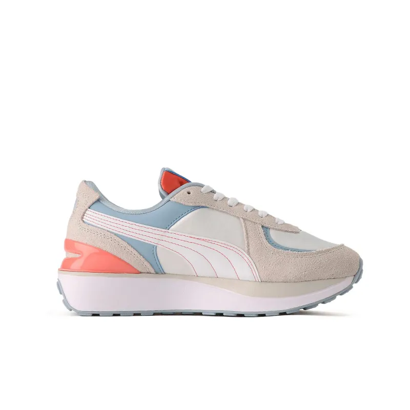 PUMA Cruise Rider Trainer Casual Shoes Women's Low-Top White/Gray/Blue/Orange-1