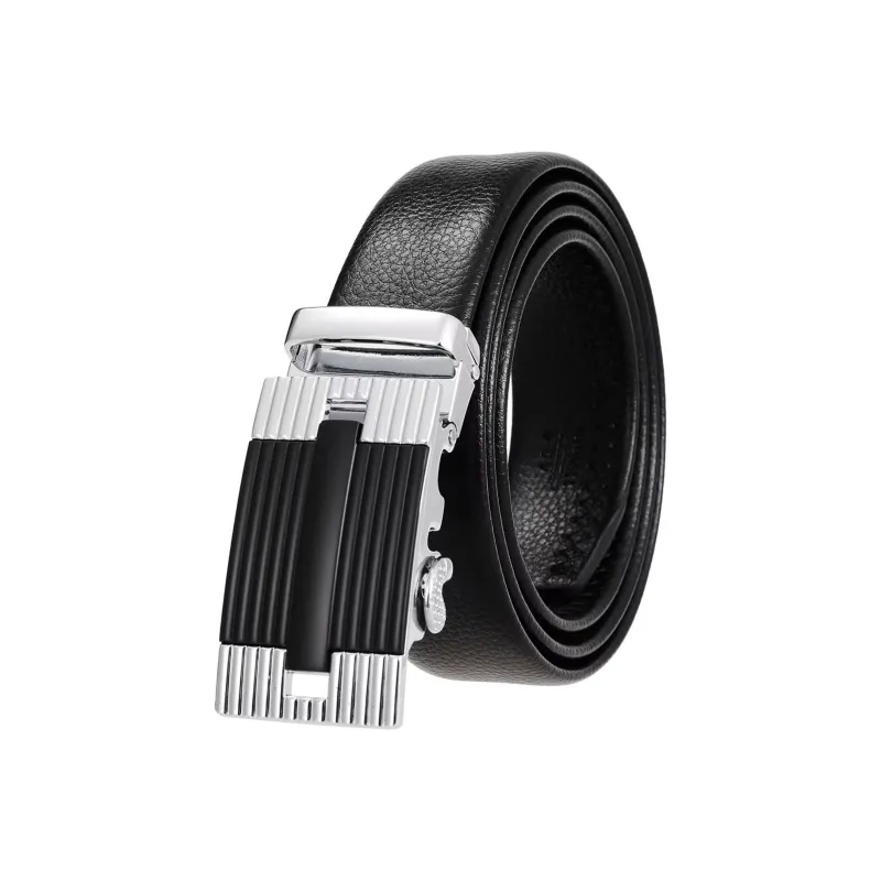 ALIEN BANG Cow Leather Leather Belts Men's 3.5CM-0
