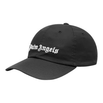 PALM ANGELS Logo Print Cotton Cap