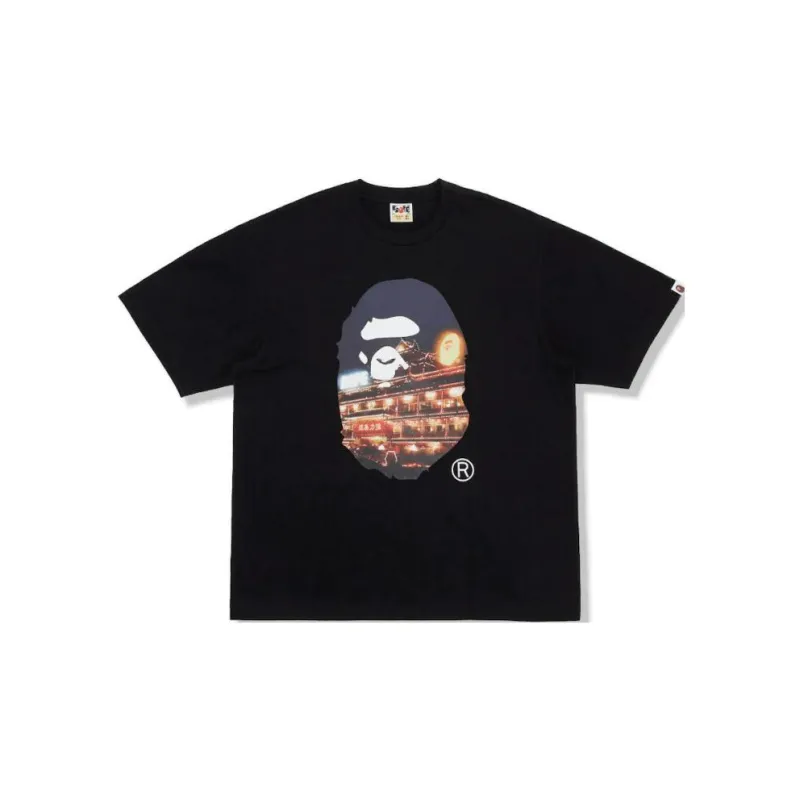 Bape Store Hong Kong 16th Anniversary Photo Ape Head Tee-0