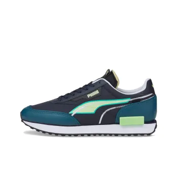 PUMA Future Rider Twofold Cushioning Anti-Slip And Wear-Resistant Low-Top Casual Shoes Unisex Turquoise