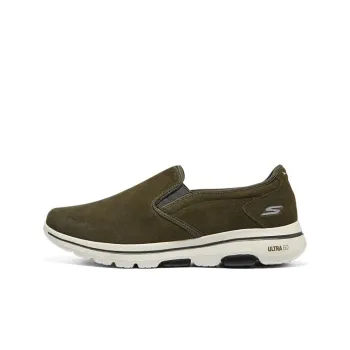 Skechers Go Walk 5 Durable Breathable Lightweight Low Top Casual Shoes Men's Olive Green