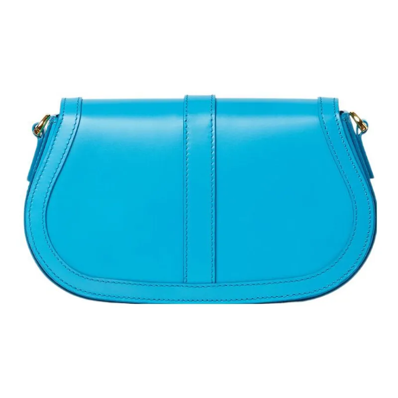 VERSACE Greca Goddess Cow Leather Portable Crossbody Bag, Shoulder Bag Women's Light Blue-2