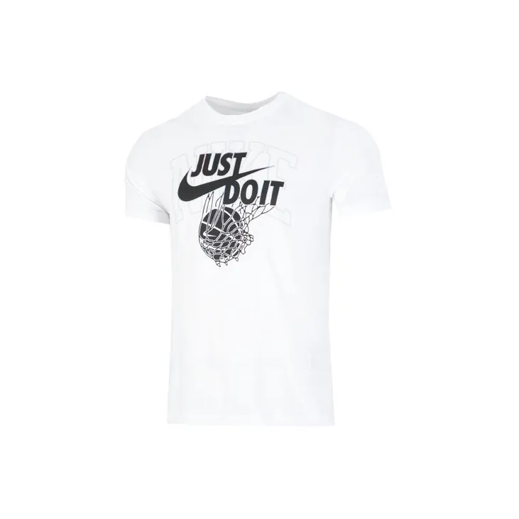 Nike Drop Shoulder Sleeve T-Shirt Men's White-0