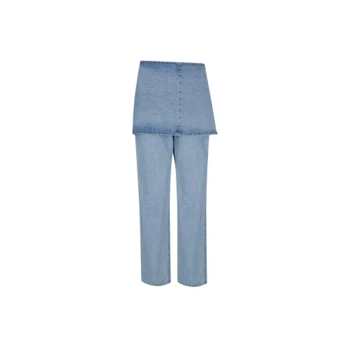 KIMHEKIM Jeans Women's Sky Blue