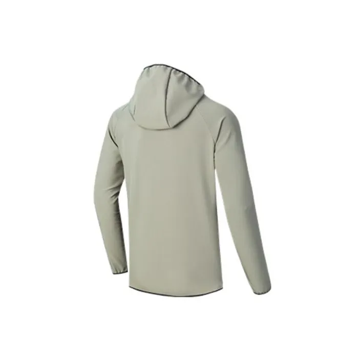 Anta Waterproof And Breathable Windbreaker Jacket Men's Gray-1