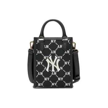 MLB Polyester Tote Bag, Shopping Bag, Shoulder Bag, Crossbody Bag Mini Women's Black