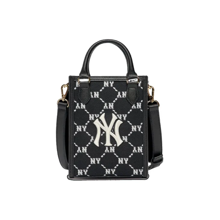 MLB Polyester Tote Bag, Shopping Bag, Shoulder Bag, Crossbody Bag Mini Women's Black-0