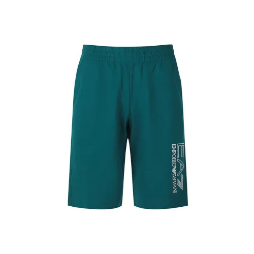 EMPORIO ARMANI EA7 Casual Shorts Men Aqua Duck Green