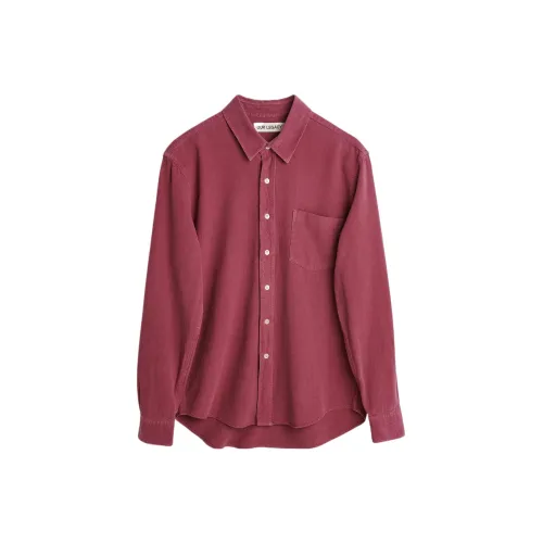 OUR LEGACY Shirts Men Mulberry Color