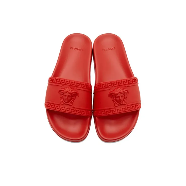 VERSACE Palazzo Medusa Pool Slide 'Red'-4