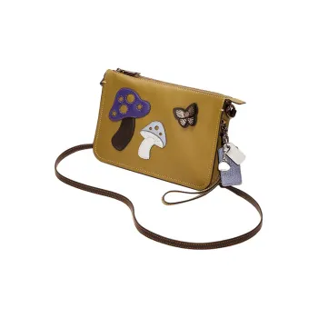 COACH Soho Glove Tanning Shoulder Bag Crossbody Bag Small Size Women's Olive Green