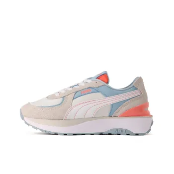 PUMA Cruise Rider Trainer Casual Shoes Women's Low-Top White/Gray/Blue/Orange