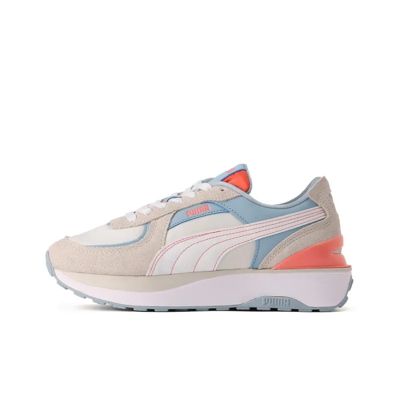 PUMA Cruise Rider Trainer Casual Shoes Women's Low-Top White/Gray/Blue/Orange-0