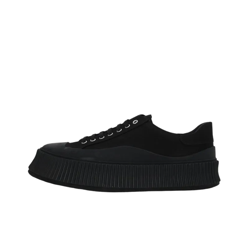 JIL SANDER Vulcanised-sole Low-top Sneakers-0