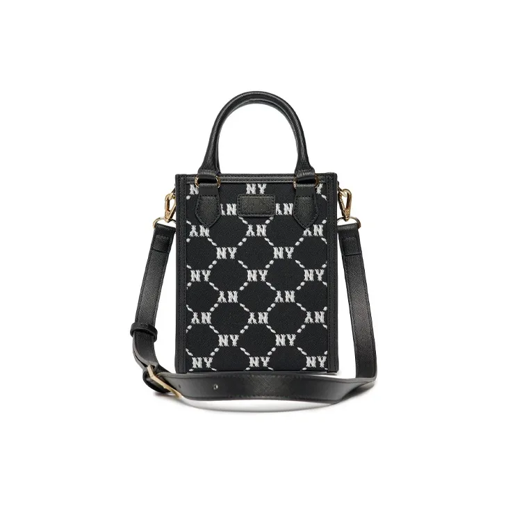 MLB Polyester Tote Bag, Shopping Bag, Shoulder Bag, Crossbody Bag Mini Women's Black-3