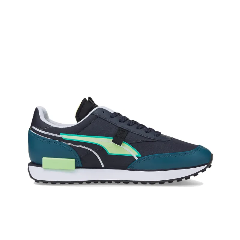 PUMA Future Rider Twofold Cushioning Anti-Slip And Wear-Resistant Low-Top Casual Shoes Unisex Turquoise-1
