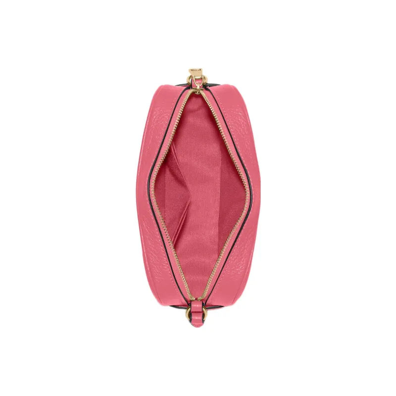 COACH Jamie Cow Leather Wrist Bags Clutches Small Size Women's Watermelon Red-2