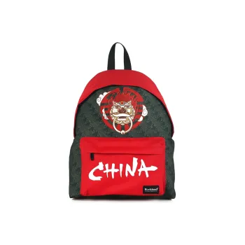 ROCKLAND Polyester Backpack Regular Unisex Red/Cyan