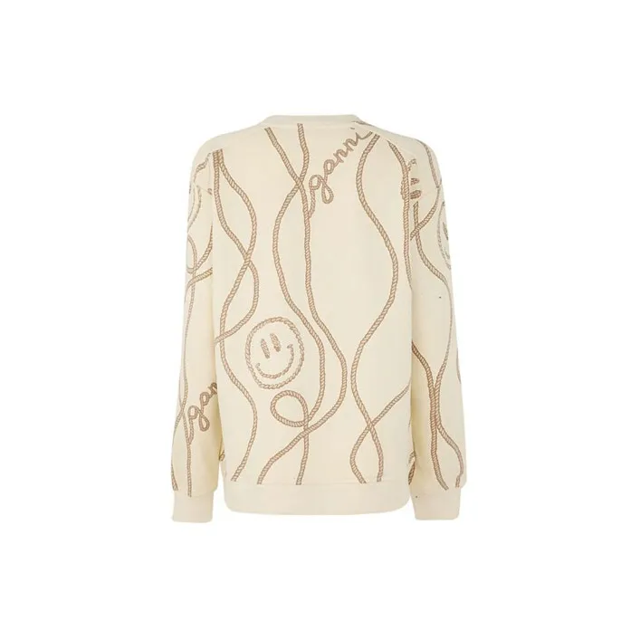 GANNI FW22 Sweater Women's Beige-1