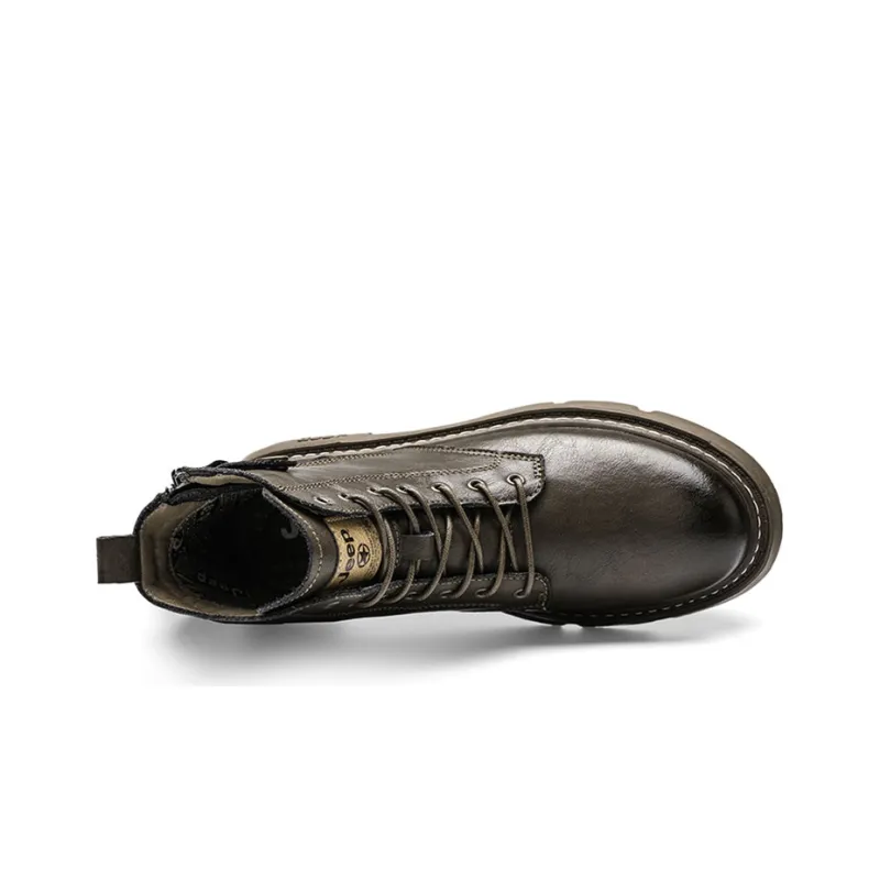 Jeep Martin Boots Men Khaki-4
