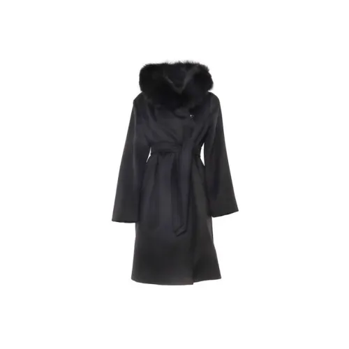 MaxMara Studio Coats Women's Black