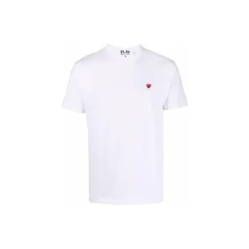 CDG Play T Shirts Men White