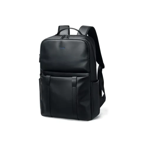 GOLF Leather Backpack Large Size Men's Black