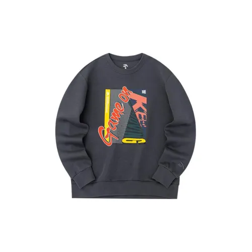 ANTA Life Collection Sweatshirts Unisex Ink Power Gray