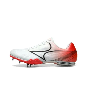 HEALTH x HEALTH Abrasion Resistant Breathable Low Top Sprint Running Shoes Unisex White Red