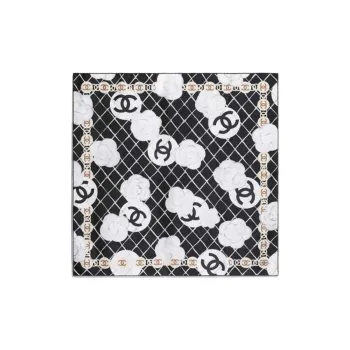 CHANEL Double C Silk Scarves Women's