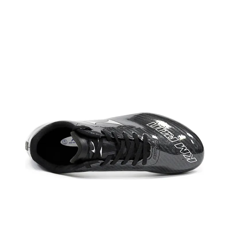 HEALTH 155S Cushioned Slip Resistant Abrasion Resistant Low Top Sprint Running Shoes Unisex Black-4