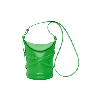 Alexander McQueen The Curve Small Bag Acid Green