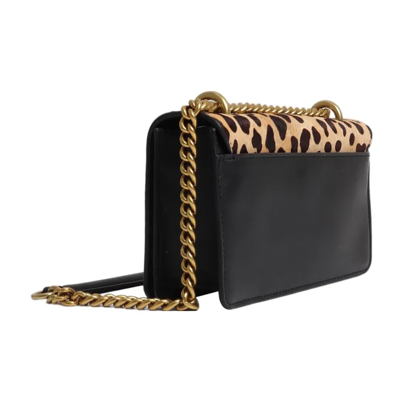 VERSACE JEANS COUTURE Leather Shoulder Bag Crossbody Bag Women's Black-1