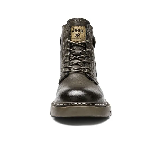 Jeep Martin Boots Men Khaki-3