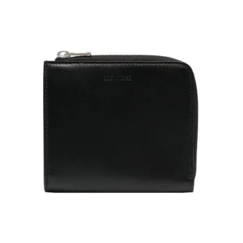 JIL SANDER Calfskin Wallet Men's Black
