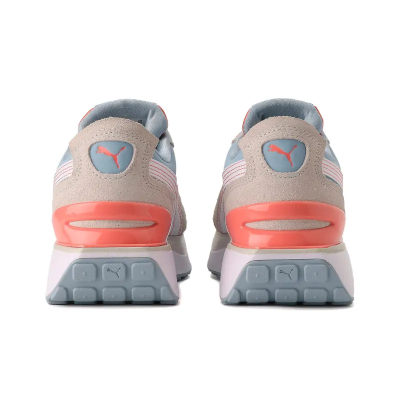 PUMA Cruise Rider Trainer Casual Shoes Women's Low-Top White/Gray/Blue/Orange-3