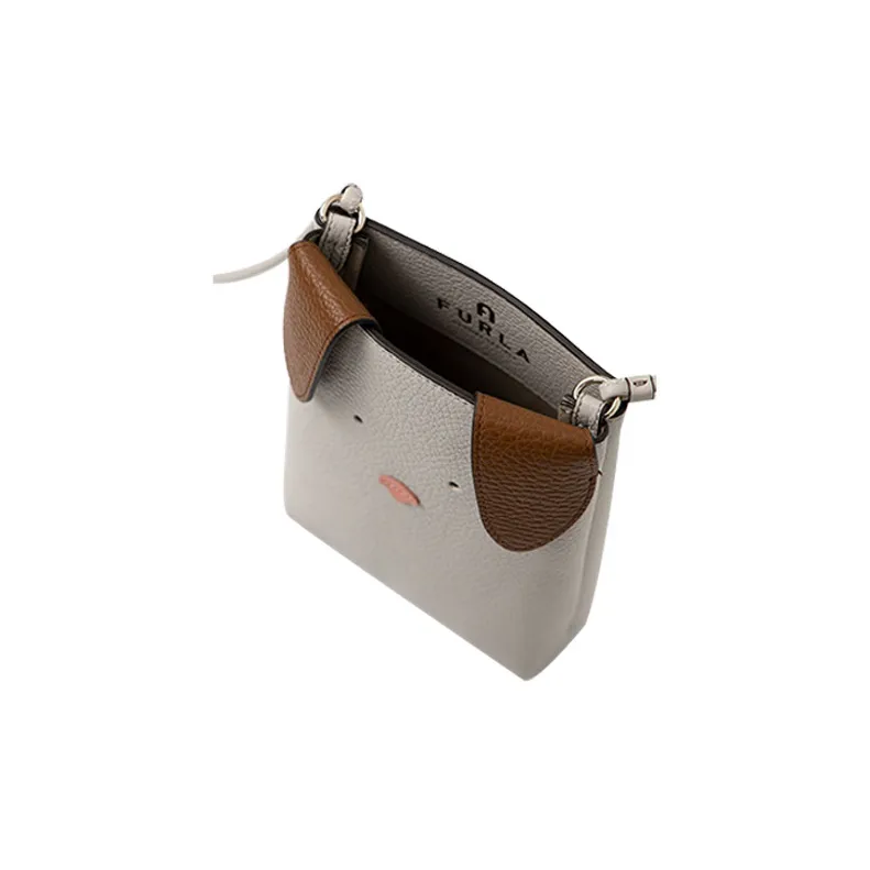 Furla Allegra Natural Leather Handbag Shoulder Bag Crossbody Bag Small Size Women's White-1
