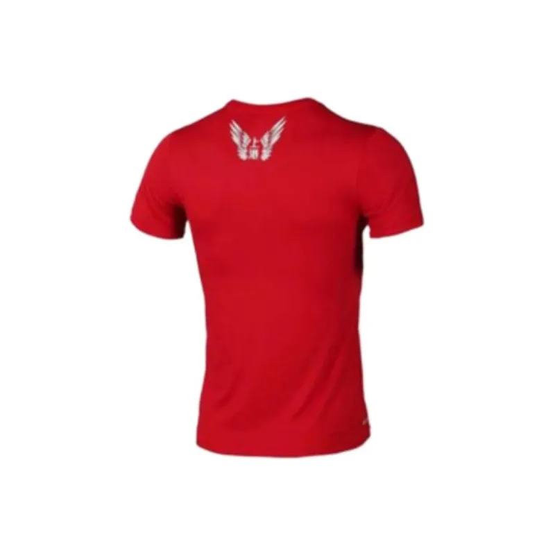 Nike T Shirts Men Red-1