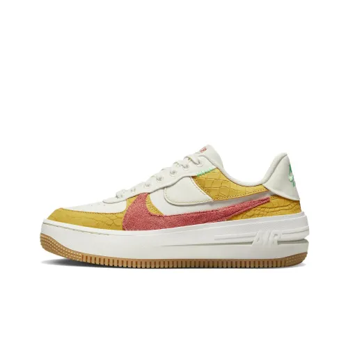 Nike Air Force 1 PLT.AF.ORM Sail Yellow Ocher Women's