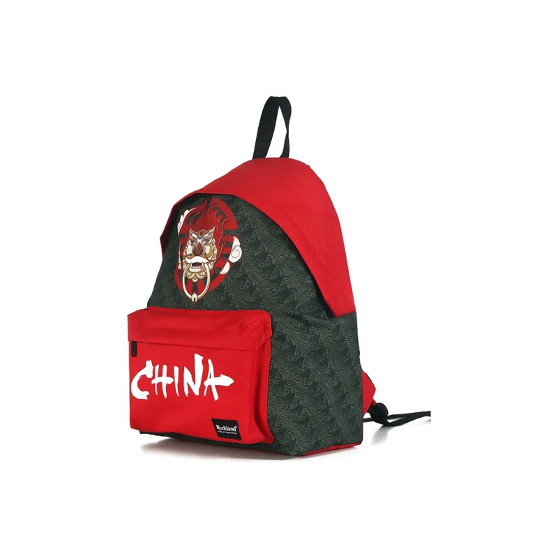 ROCKLAND Polyester Backpack Regular Unisex Red/Cyan-1