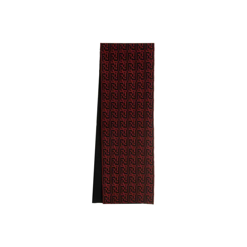 FENDI Knit Scarves Unisex Red-3